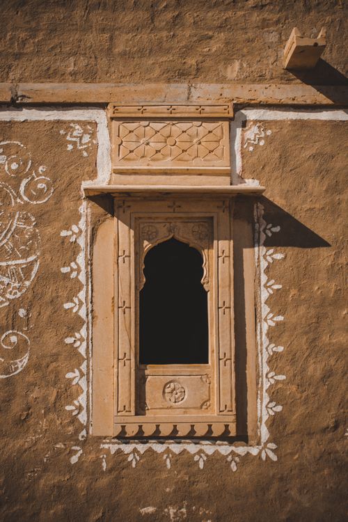 Window Rajasthaniskp Traditional Window in Jaisalmer, Rajasthan · Free Stock Photo