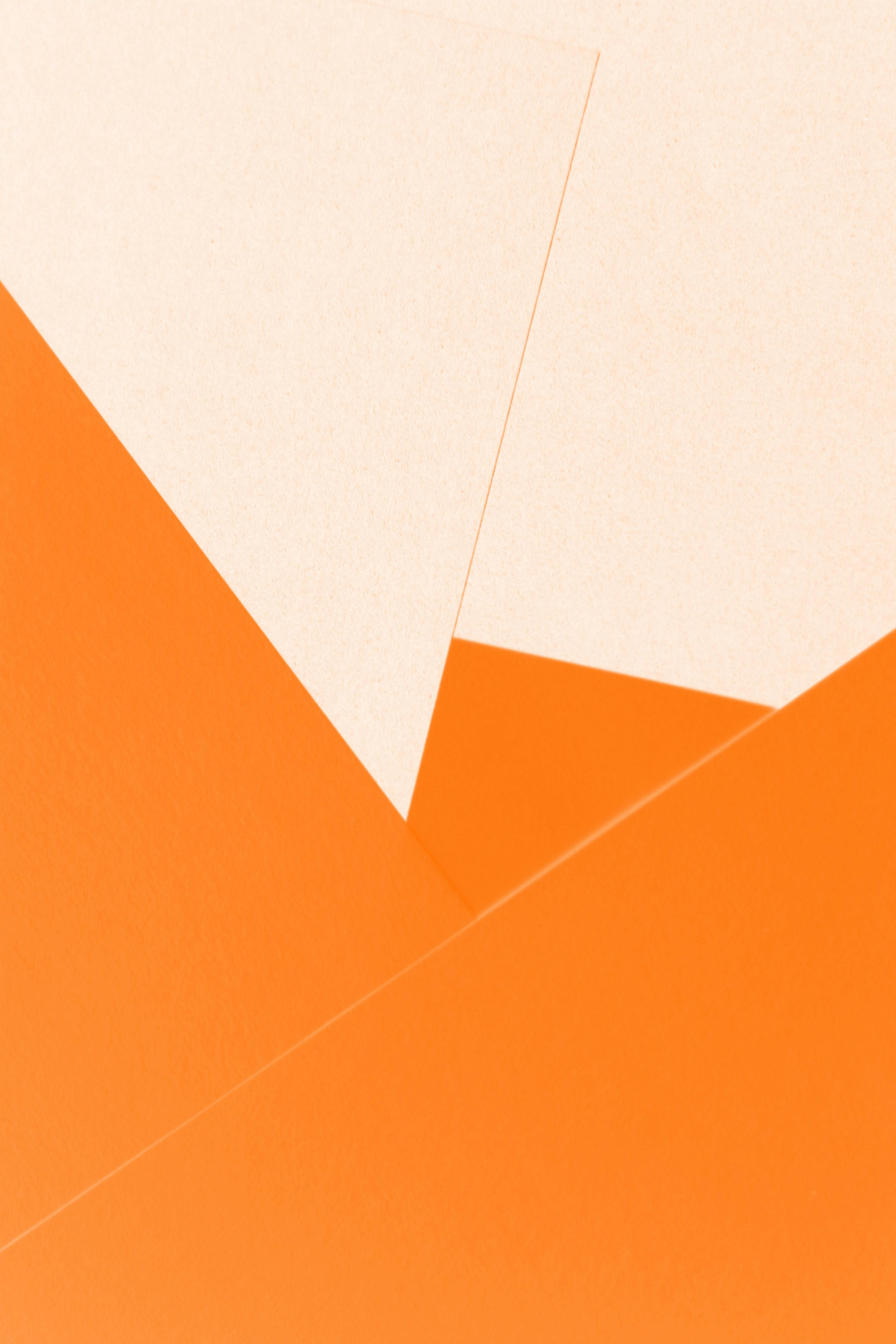 Gratis Diseño abstracto minimalista con formas geométricas de color naranja y melocotón para un uso creativo. Foto de stock