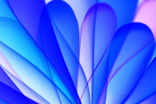 Vibrant abstract art featuring a smooth blue and purple gradient design, ideal for creative projects.