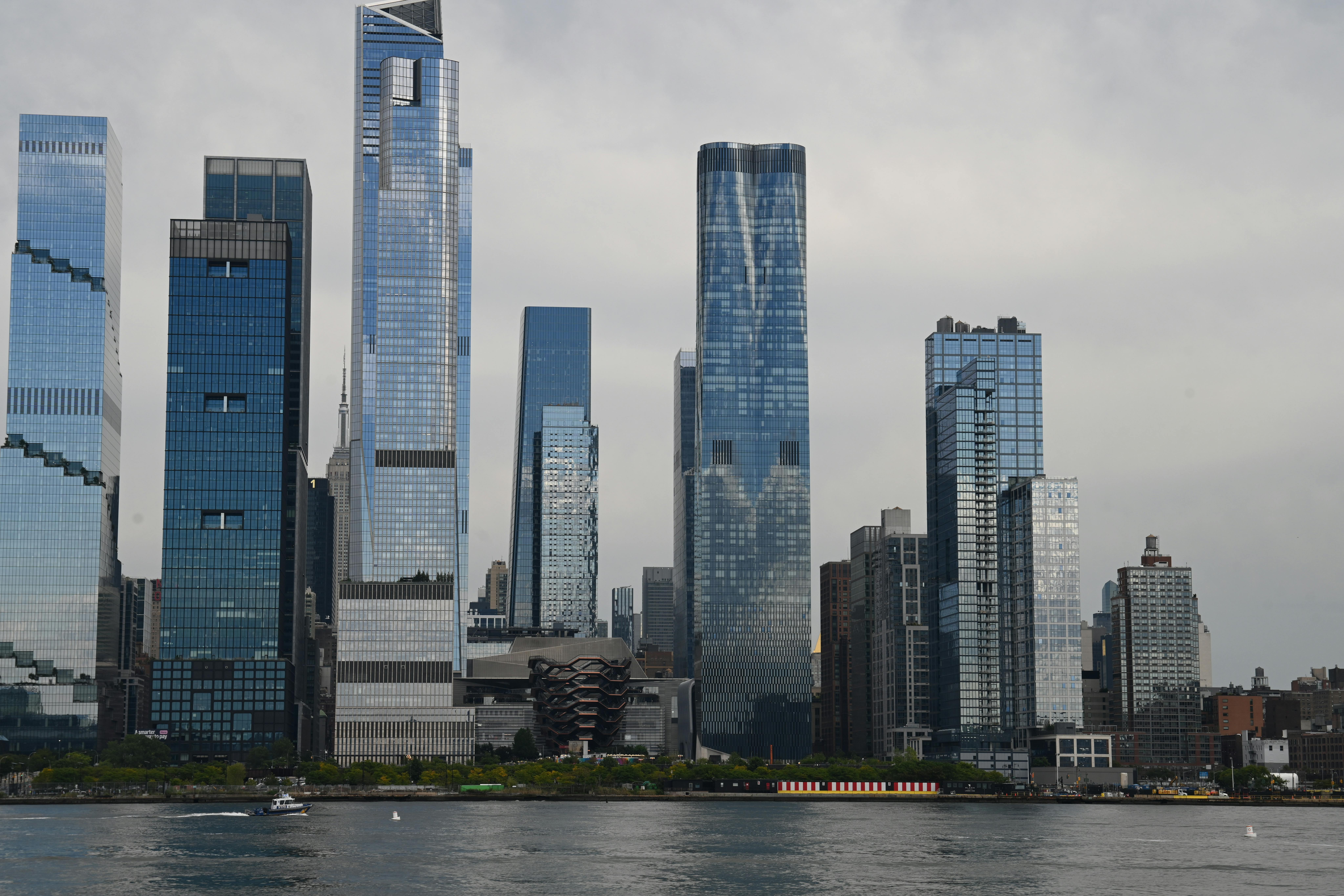 Bandeira dos EUA com a Estátua da Liberdade