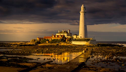 Architectural Photography of White Lighthouse