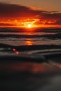 Wavy Ocean during Golden Hour