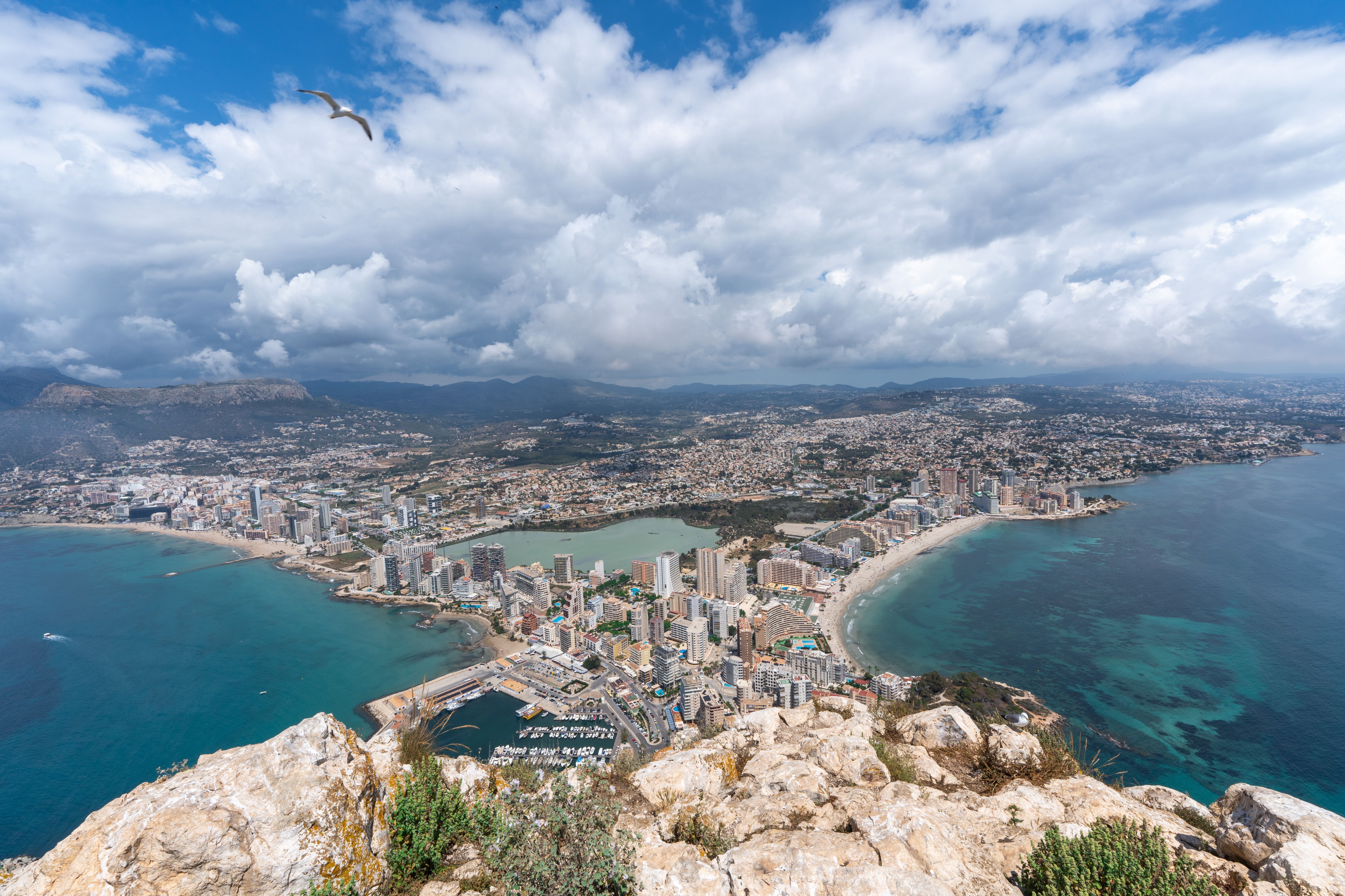 Aerial View of Calpe's Stunning Coastal Landscape · Free Stock Photo