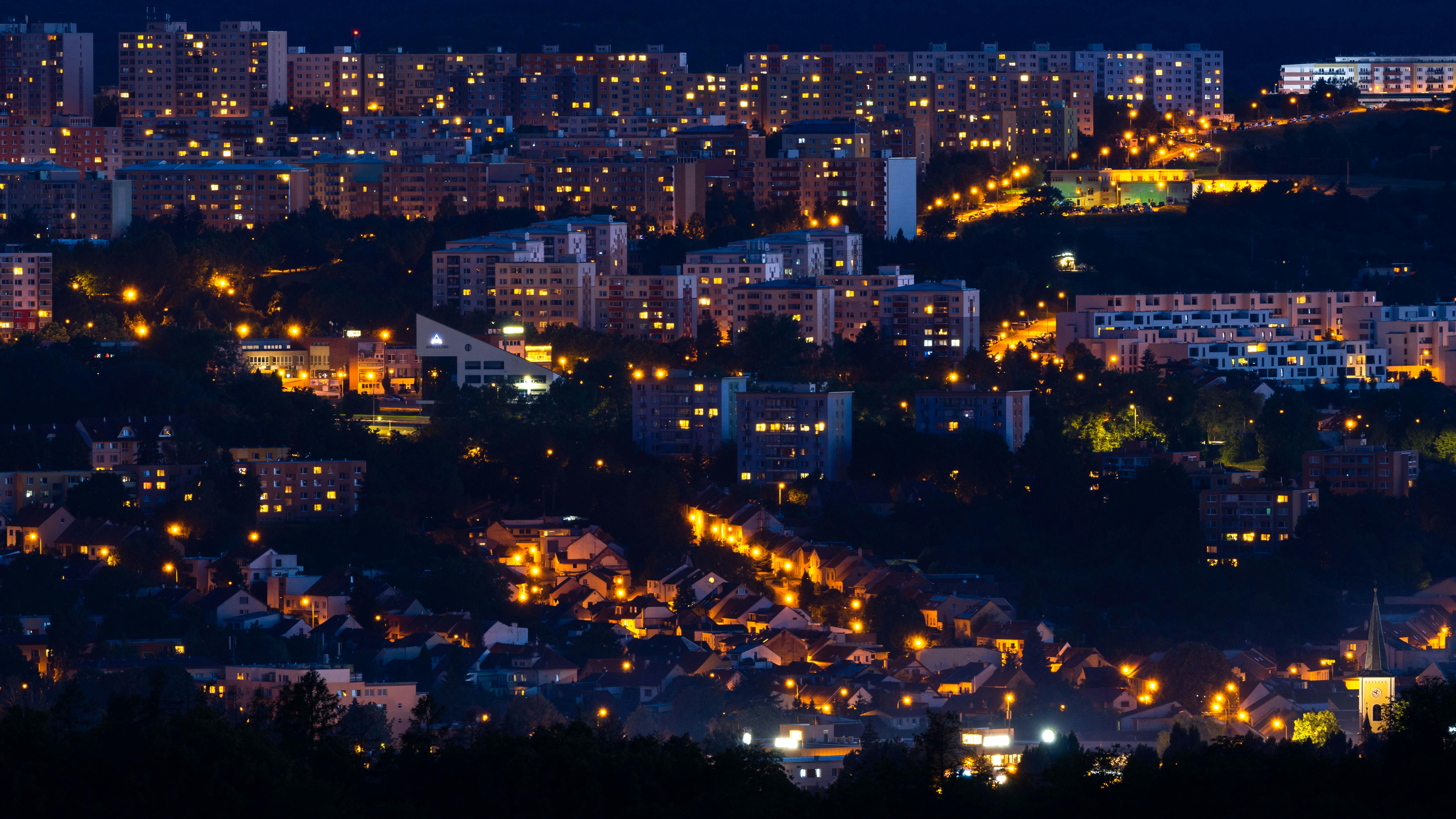 Free stock photo of night city