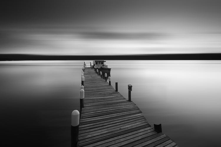 Pier Over Sea Against Sky