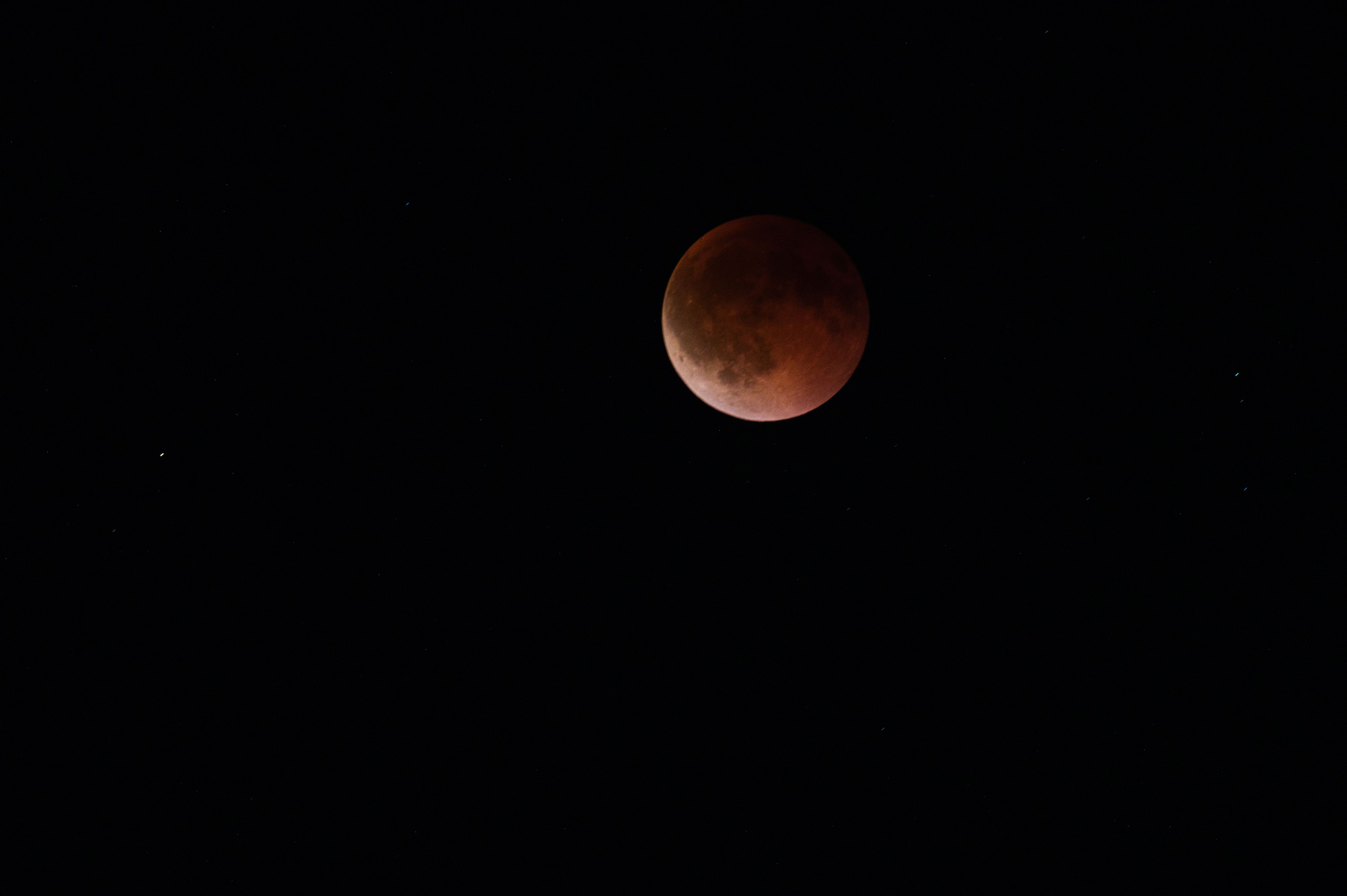 Blood Moon Eclipse Over Poprad Night Sky · Free Stock Photo