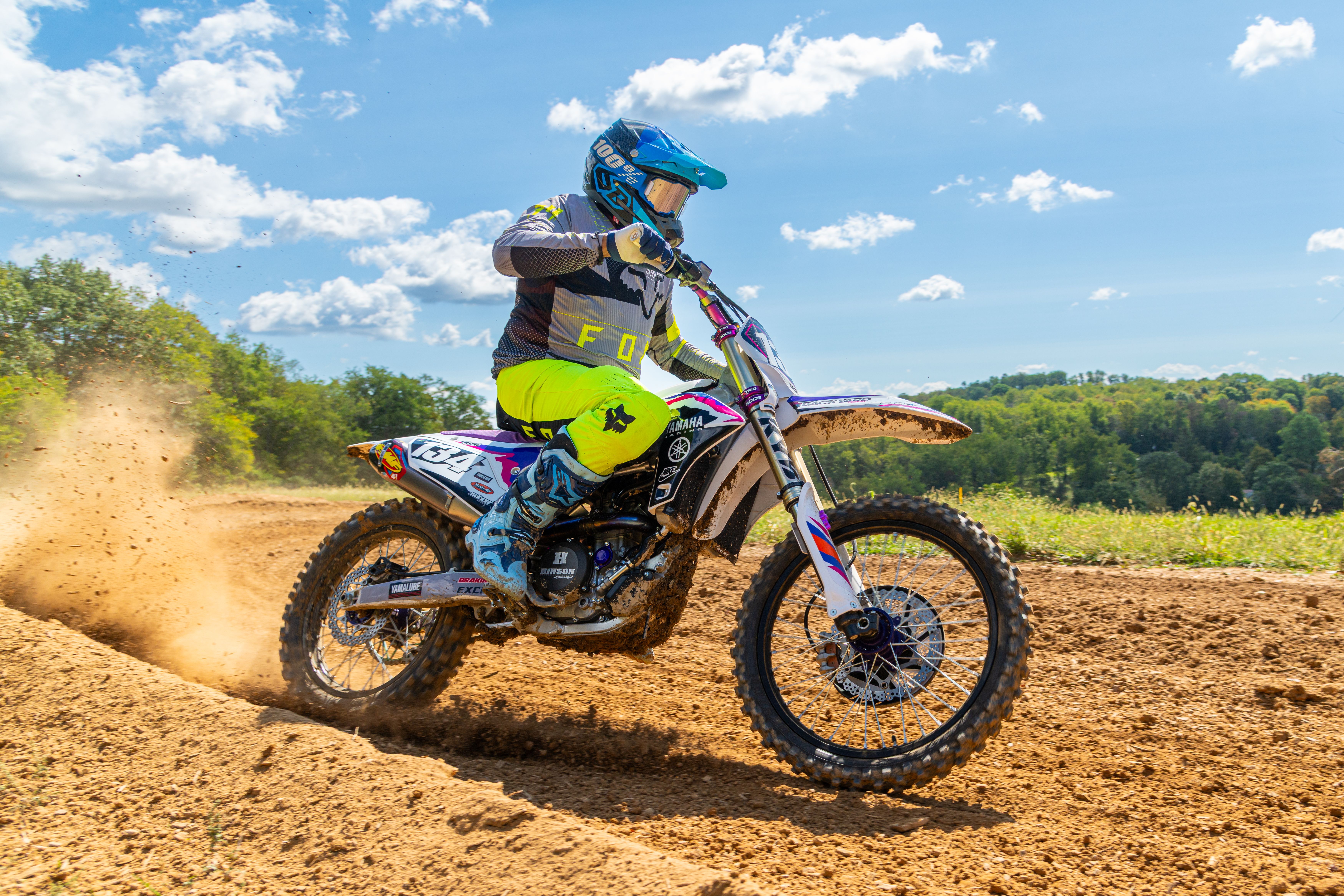 Dynamic Dirt Bike Racing on Pennsylvania Track · Free Stock Photo