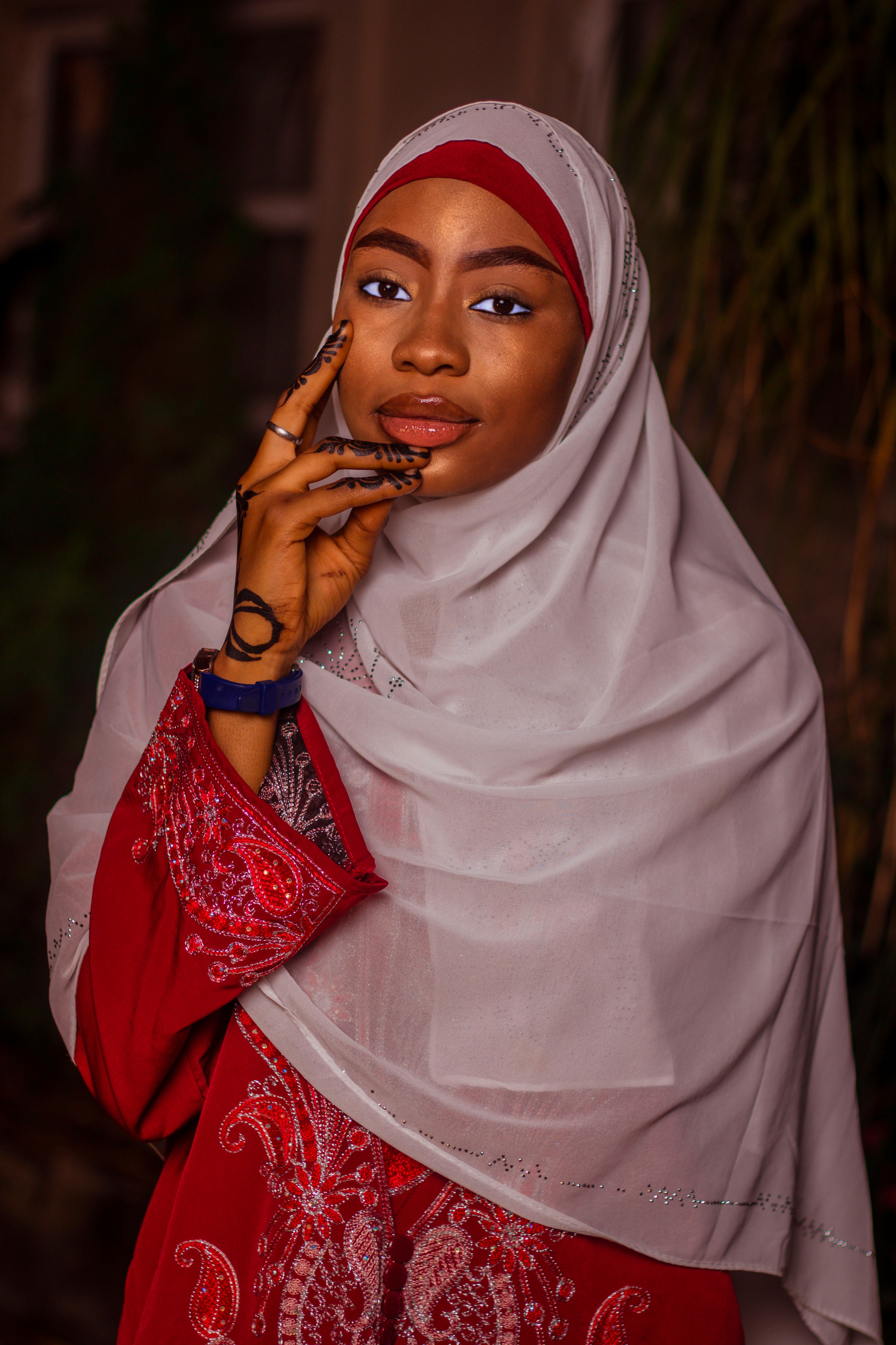Elegant Portrait of a Woman in Traditional Attire · Free Stock Photo