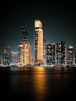 Golden Reflections of Abu Dhabi