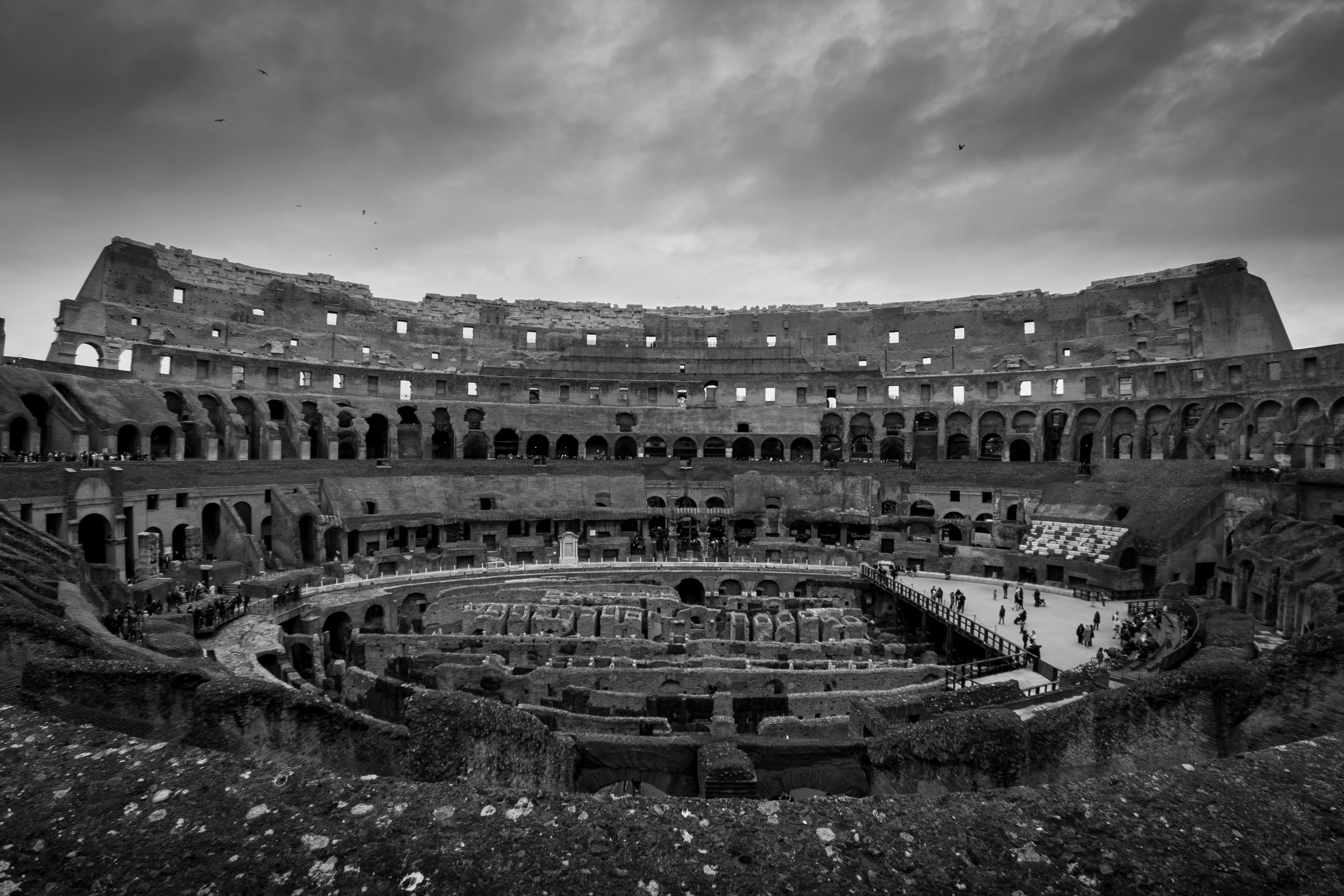 Int rieur Du Colis e En Noir Et Blanc Photo Gratuite