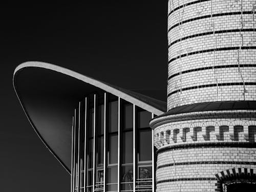 Gray Building at Night