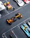 Miniature Model Car Setup in Parking Lot Design