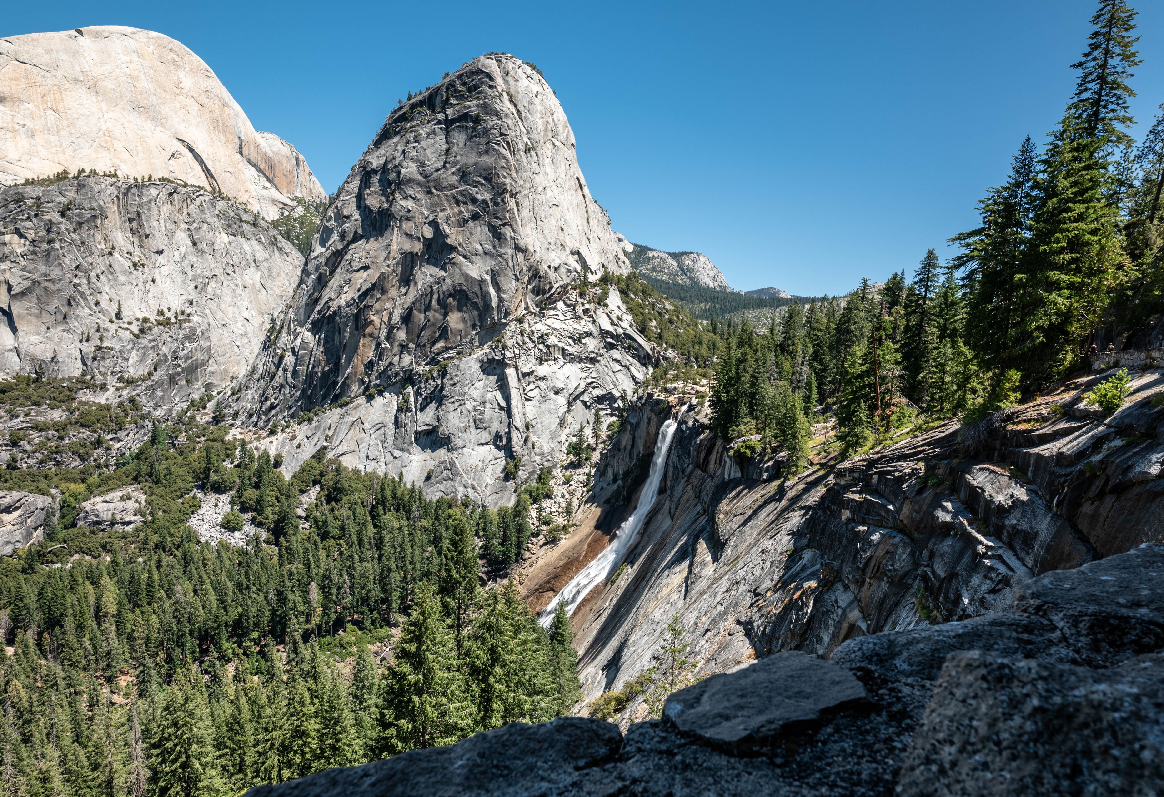 Nevada Fall depuis Mist Trail