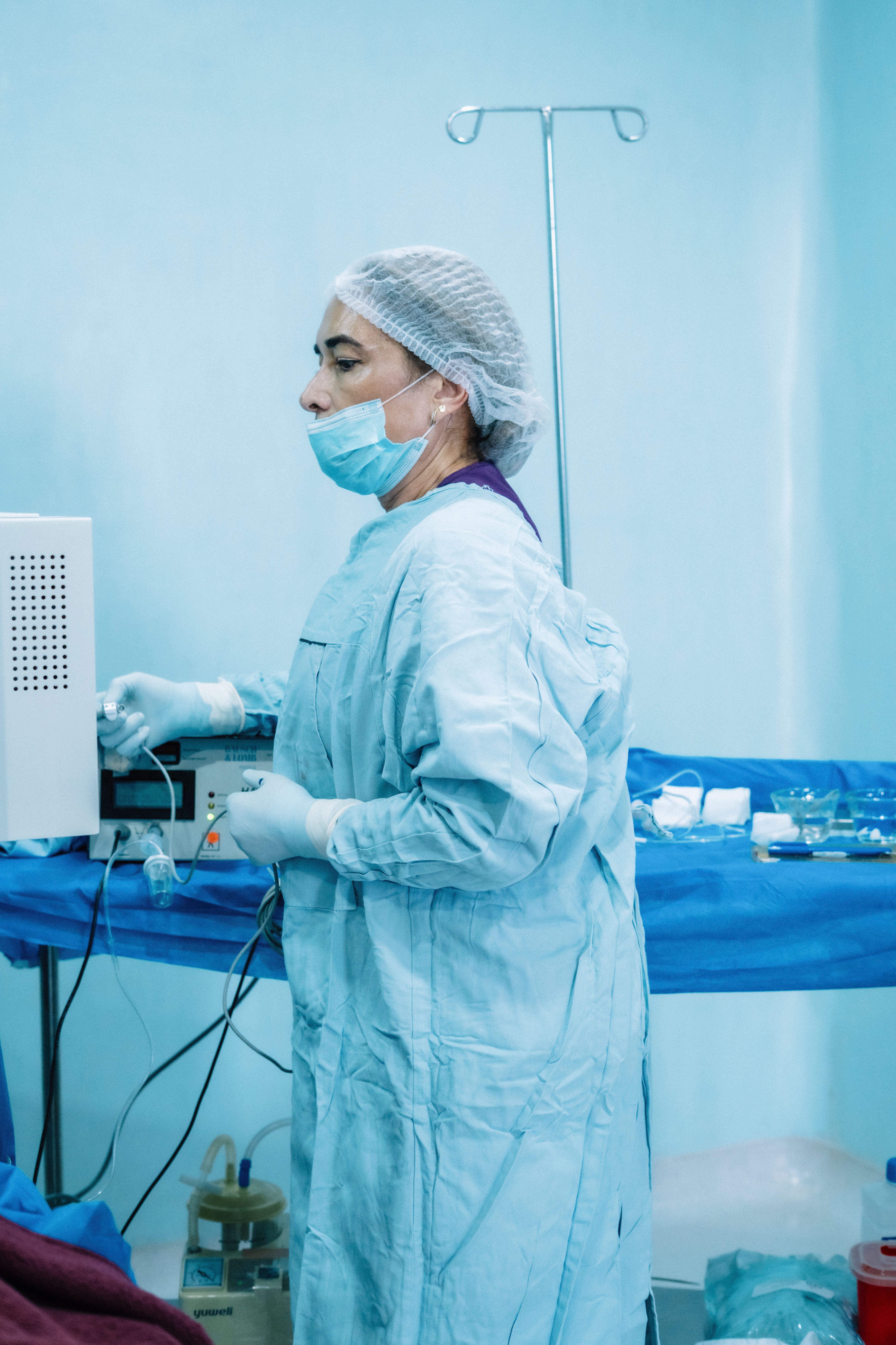 Material médico estéril de enfermería