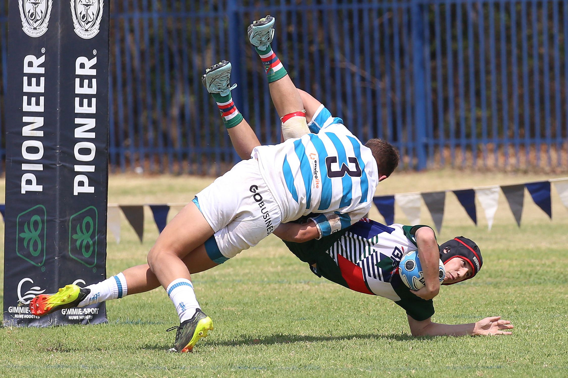 Talcke Rugby Intense Rugby Tackle during Outdoor Match · Free Stock Photo