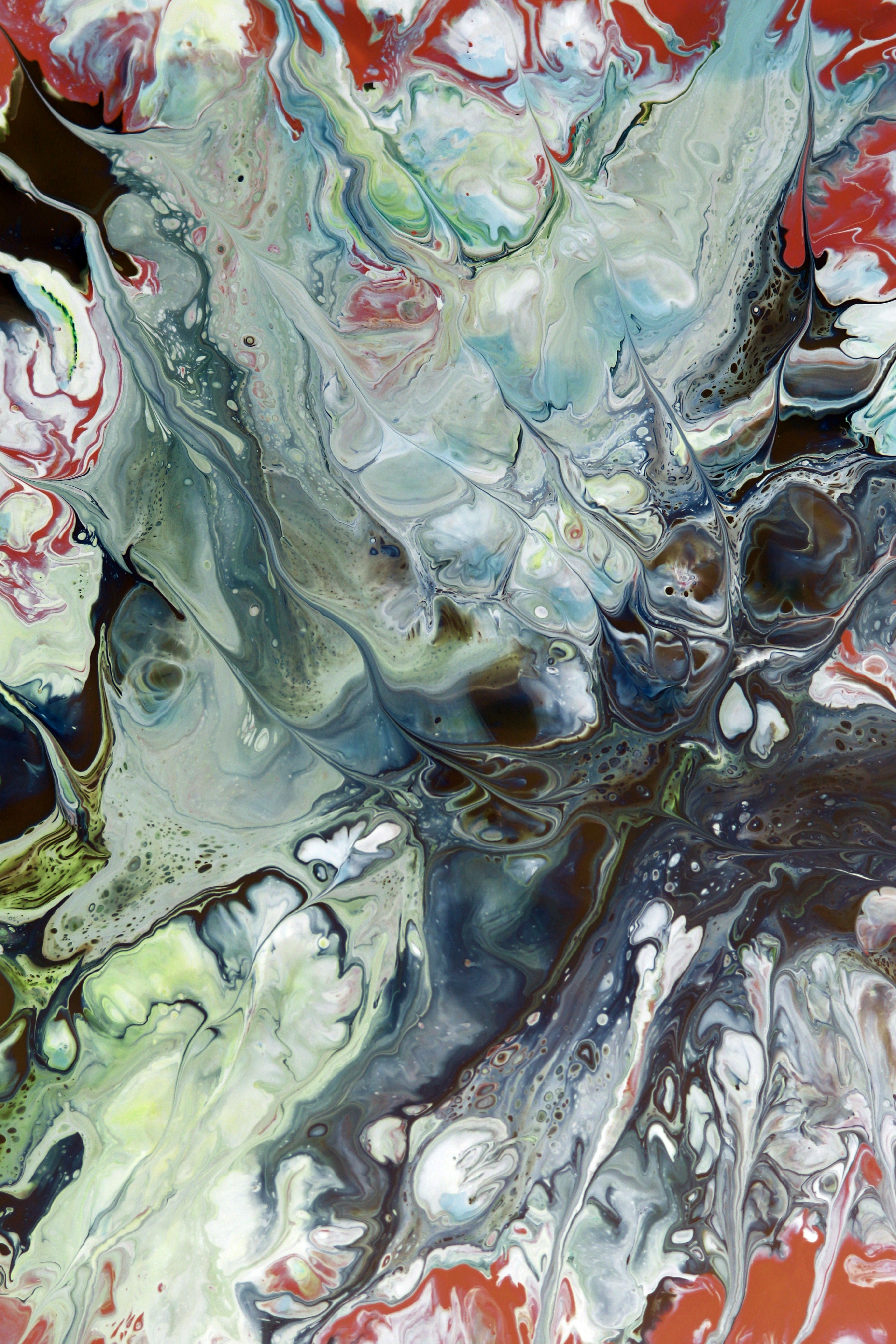 Colorful Abstract Fluid Art in Guaratuba · Free Stock Photo
