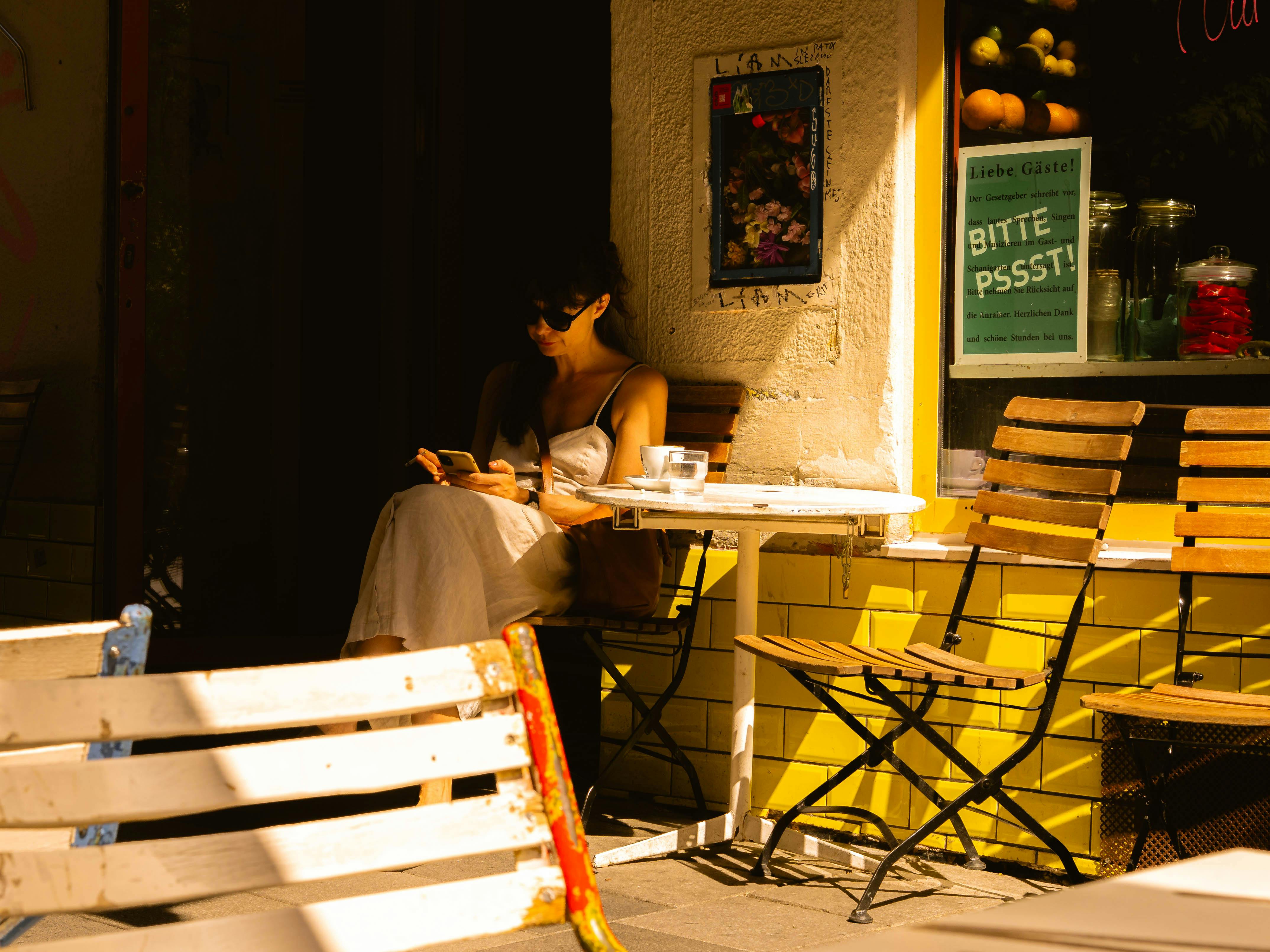 calm relaxing moment with tea