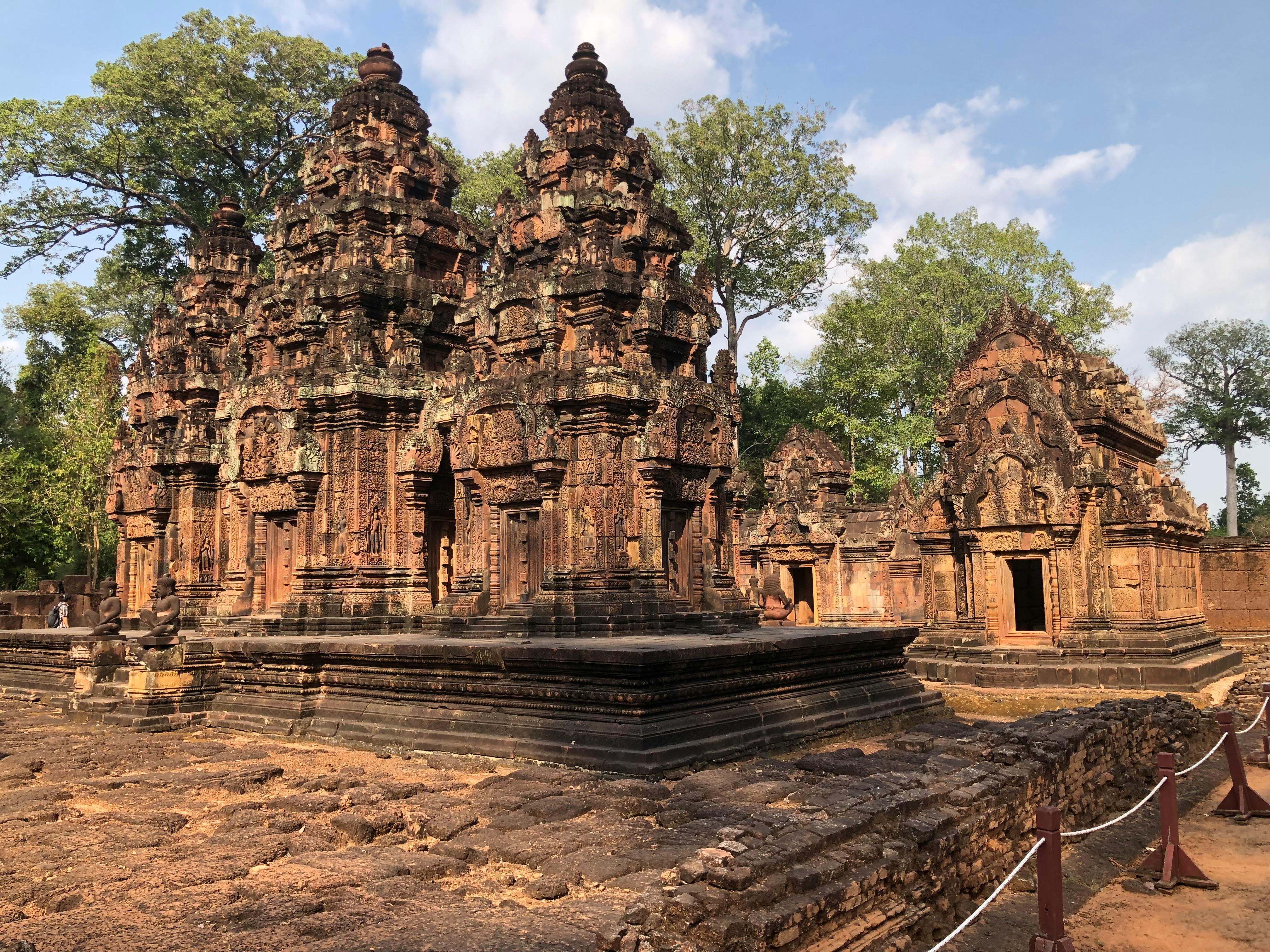 Cambodian temple sculpture