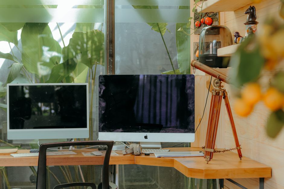 clean modern tech workspace