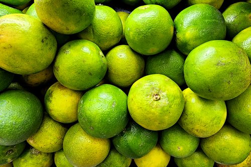 Free Bright and fresh green limes stacked together, perfect for citrus lovers. Stock Photo