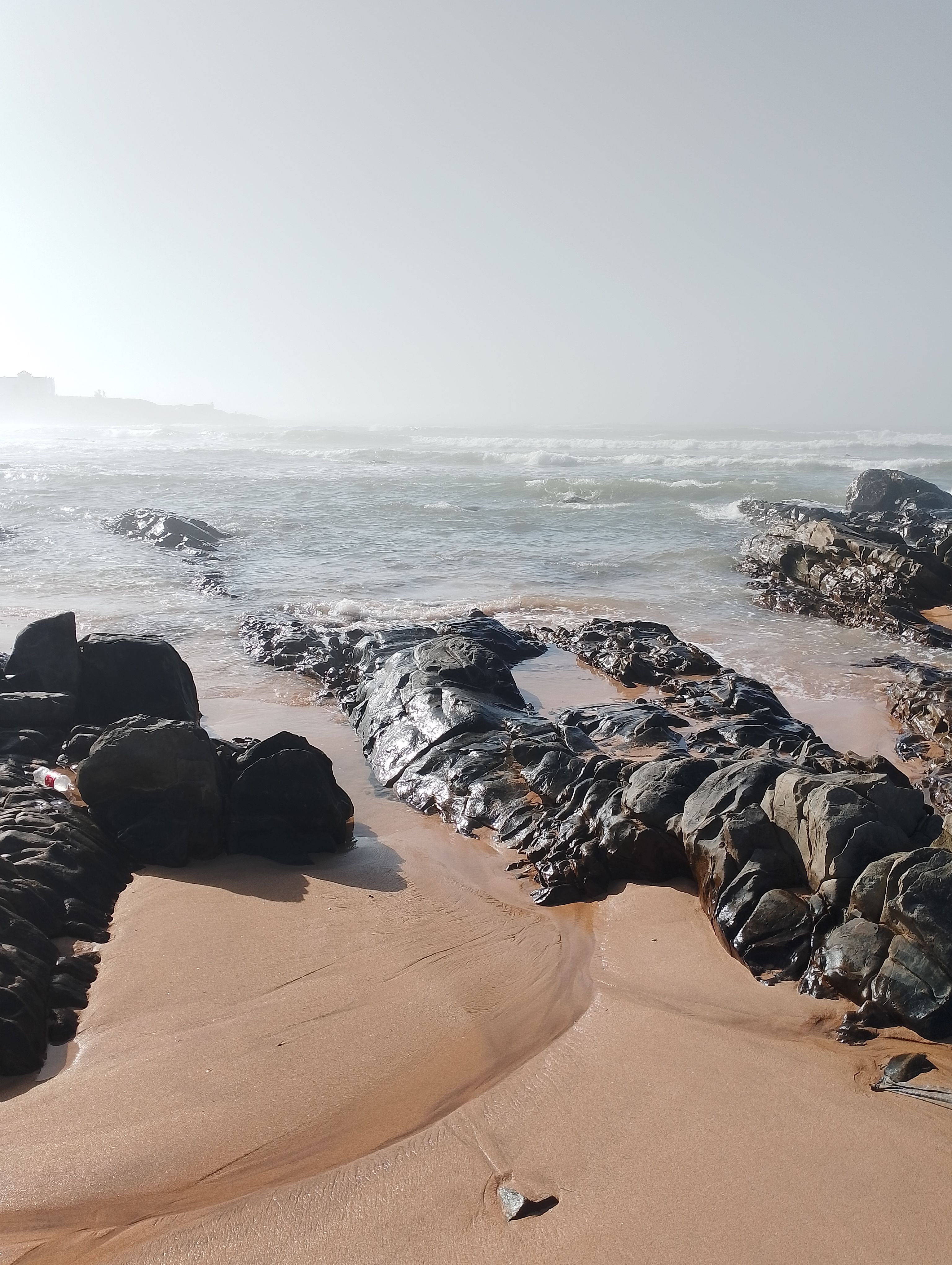 Formaciones Rocosas Costeras Escénicas En Casablanca · Foto de stock ...