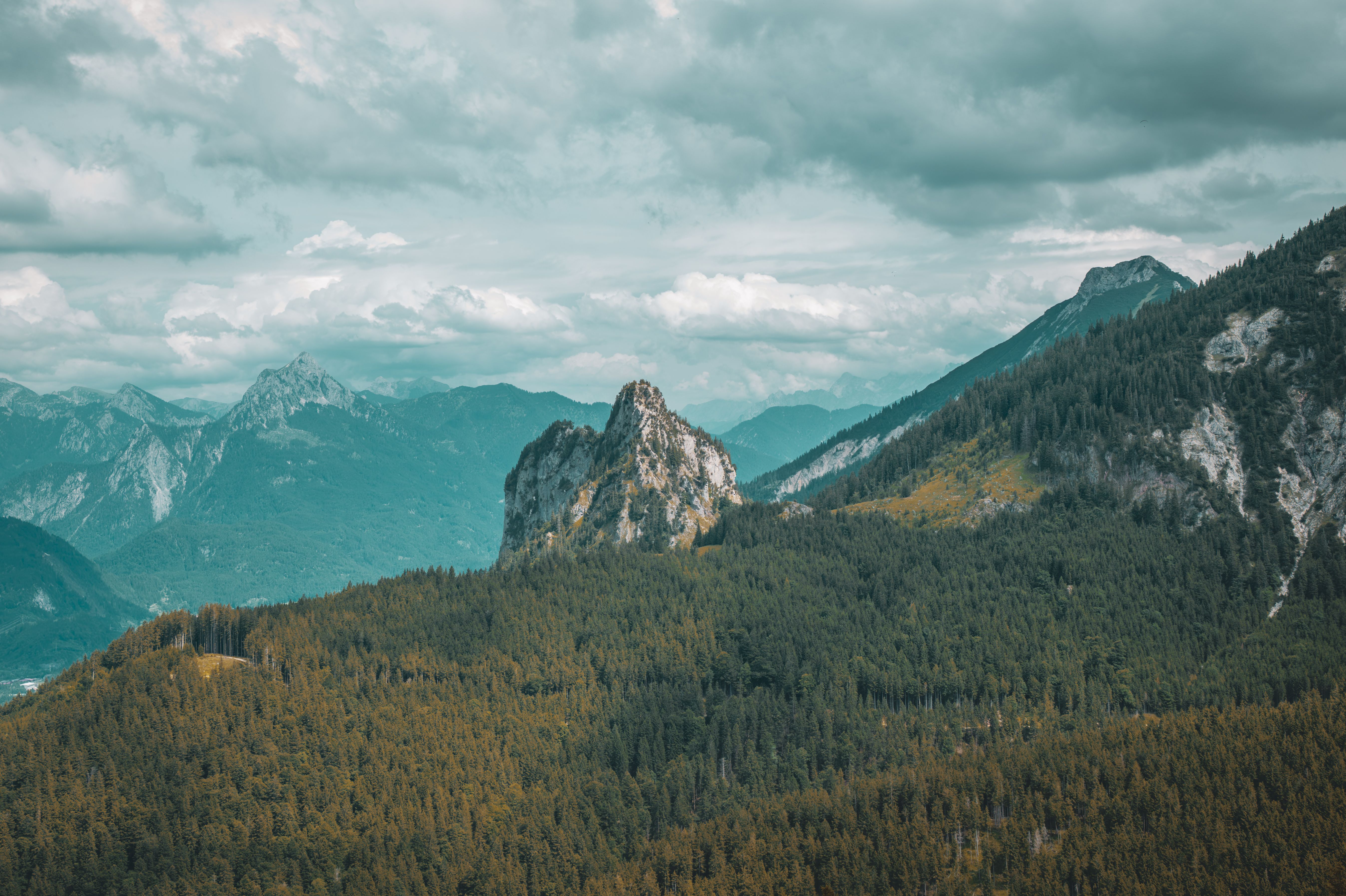 Majestic Mountain Peaks in European Alps · Free Stock Photo