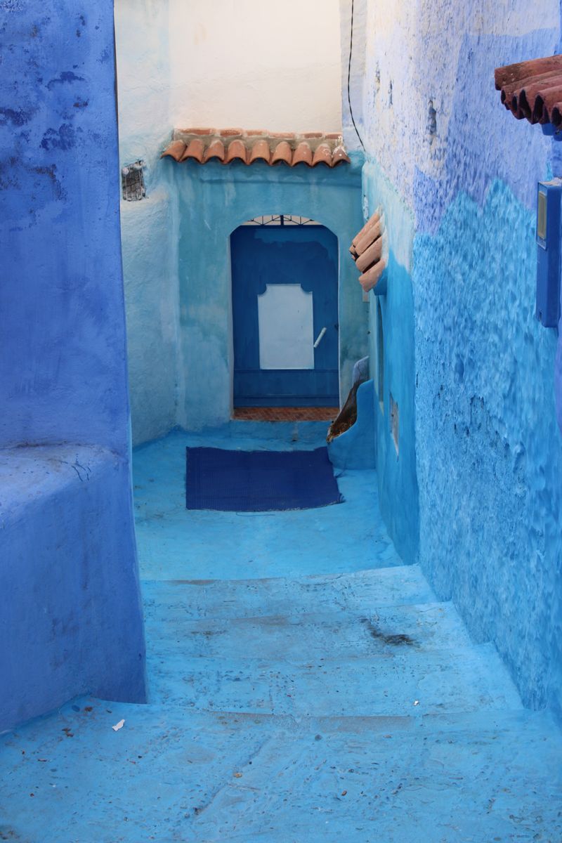 Blue streets of Chefchaouen medina