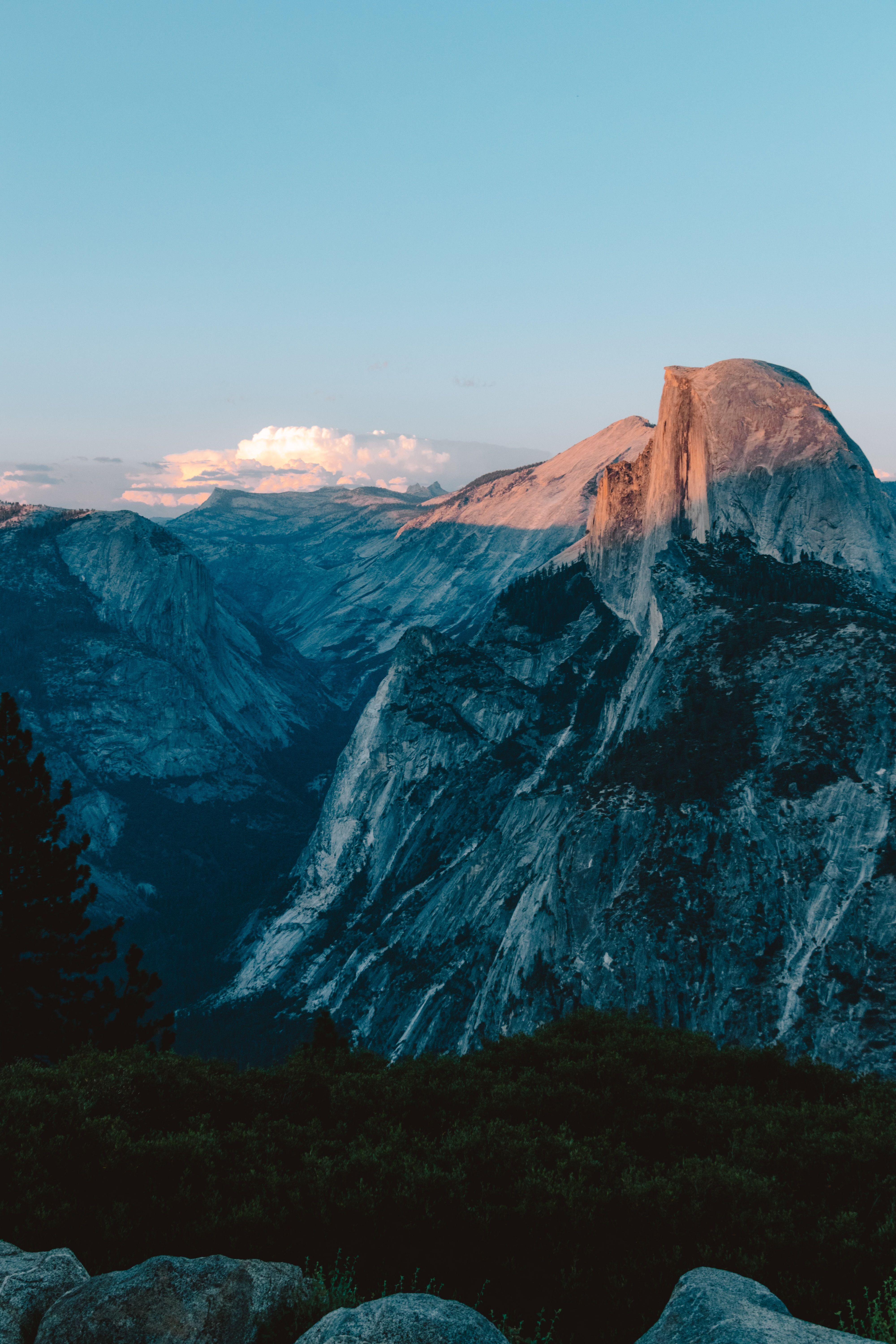 Half Dome at Sunrise in Yosemite National Park · Free Stock Photo