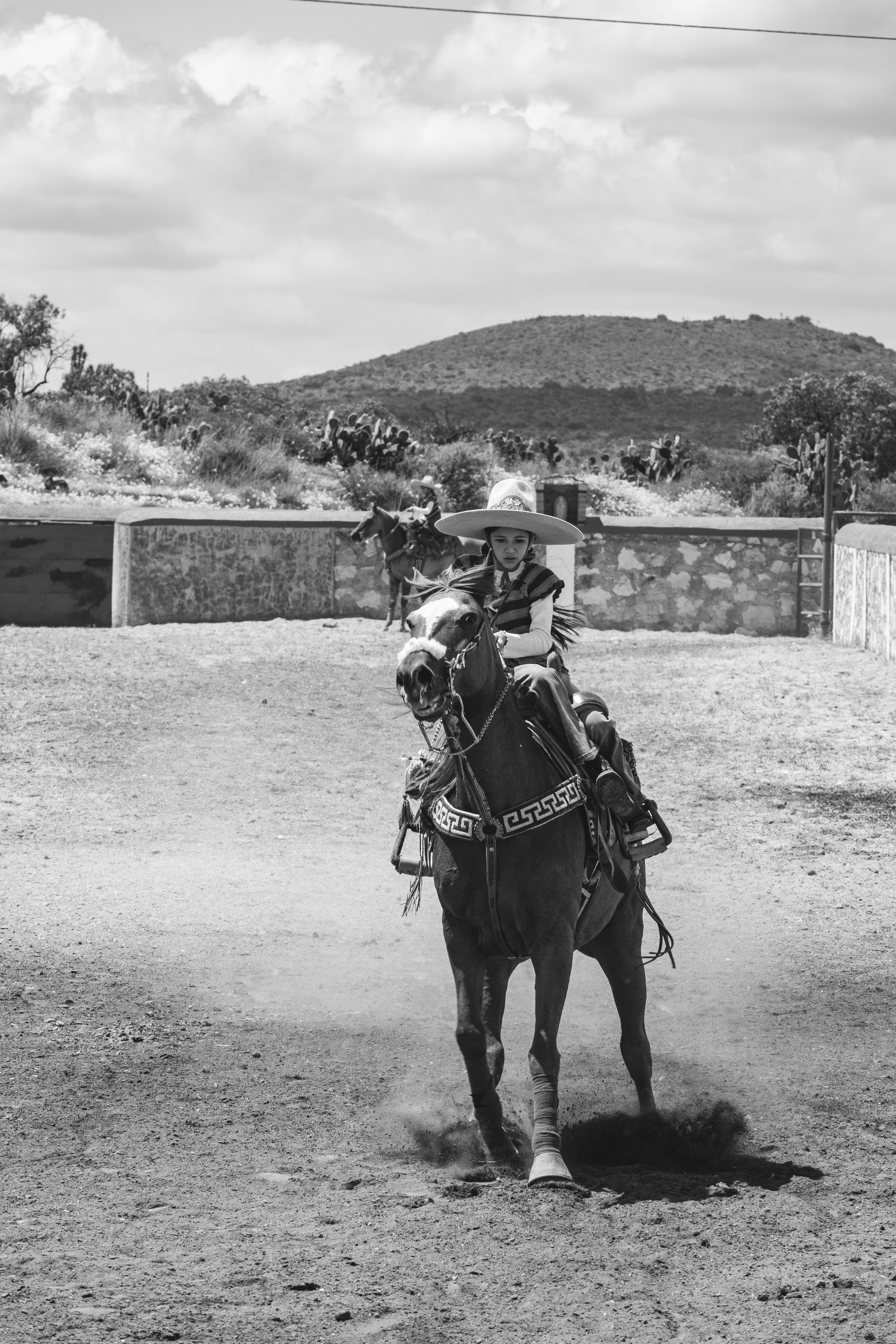 Young Rider Performing at Mexican Ranch Rodeo · Free Stock Photo