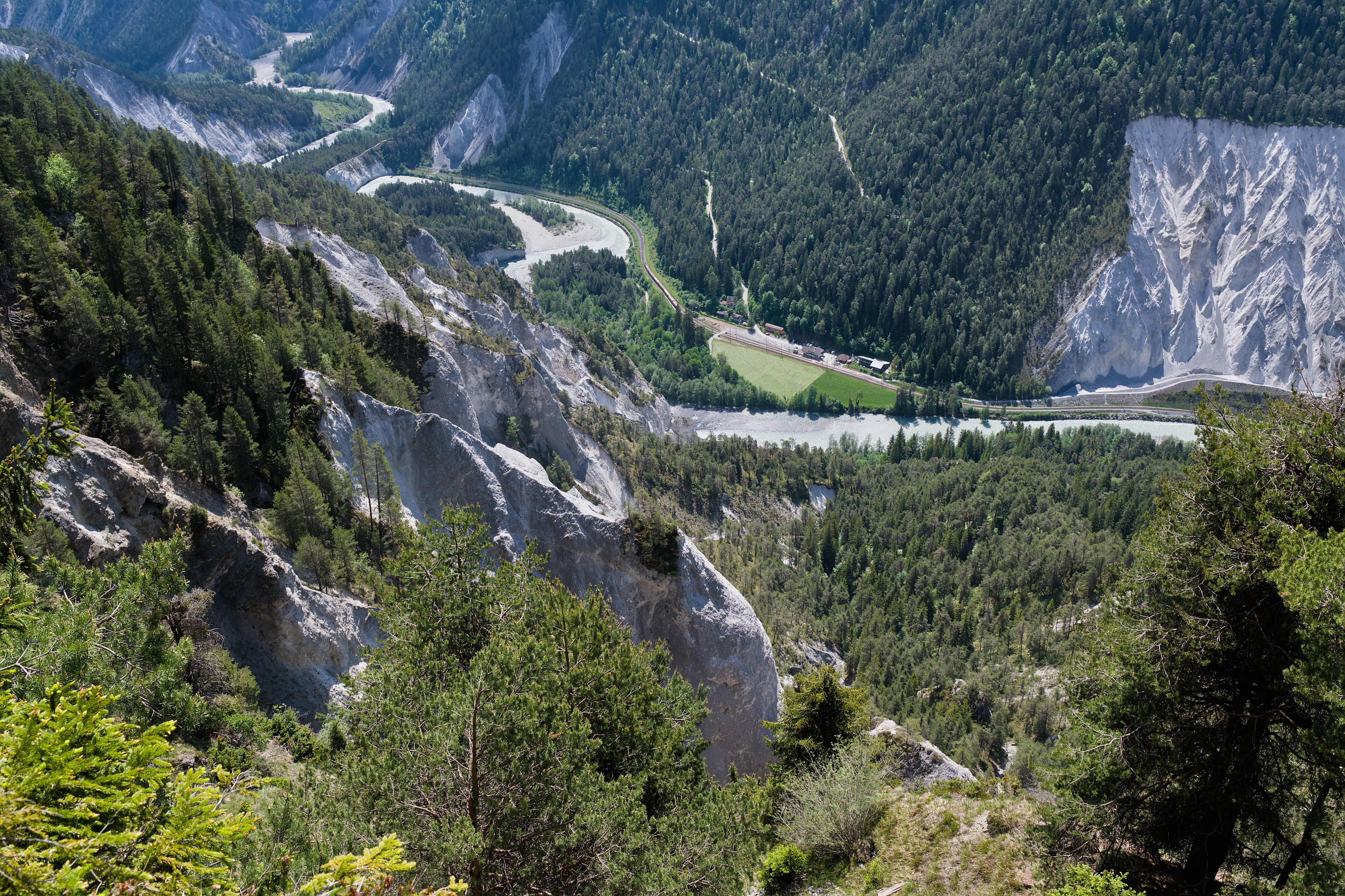 Illustration, hotel vers les gorges du verdon