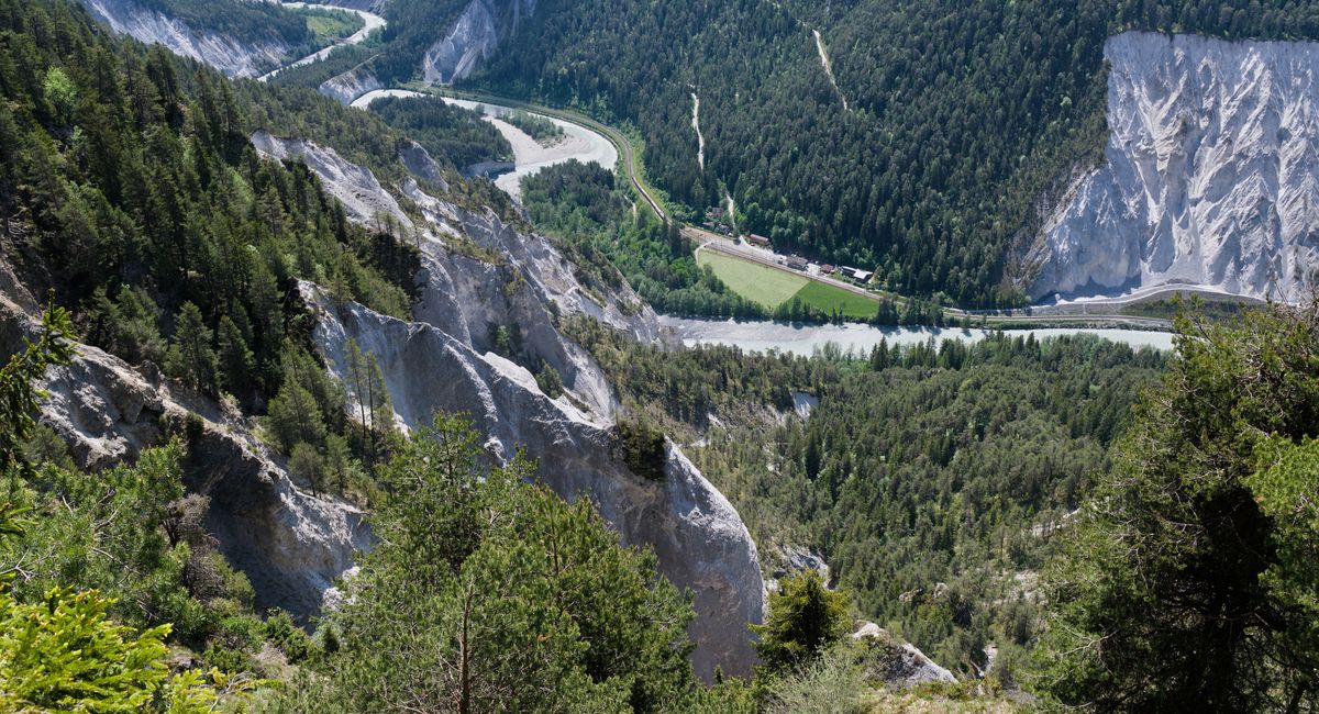 Illustration, hotel vers les gorges du verdon