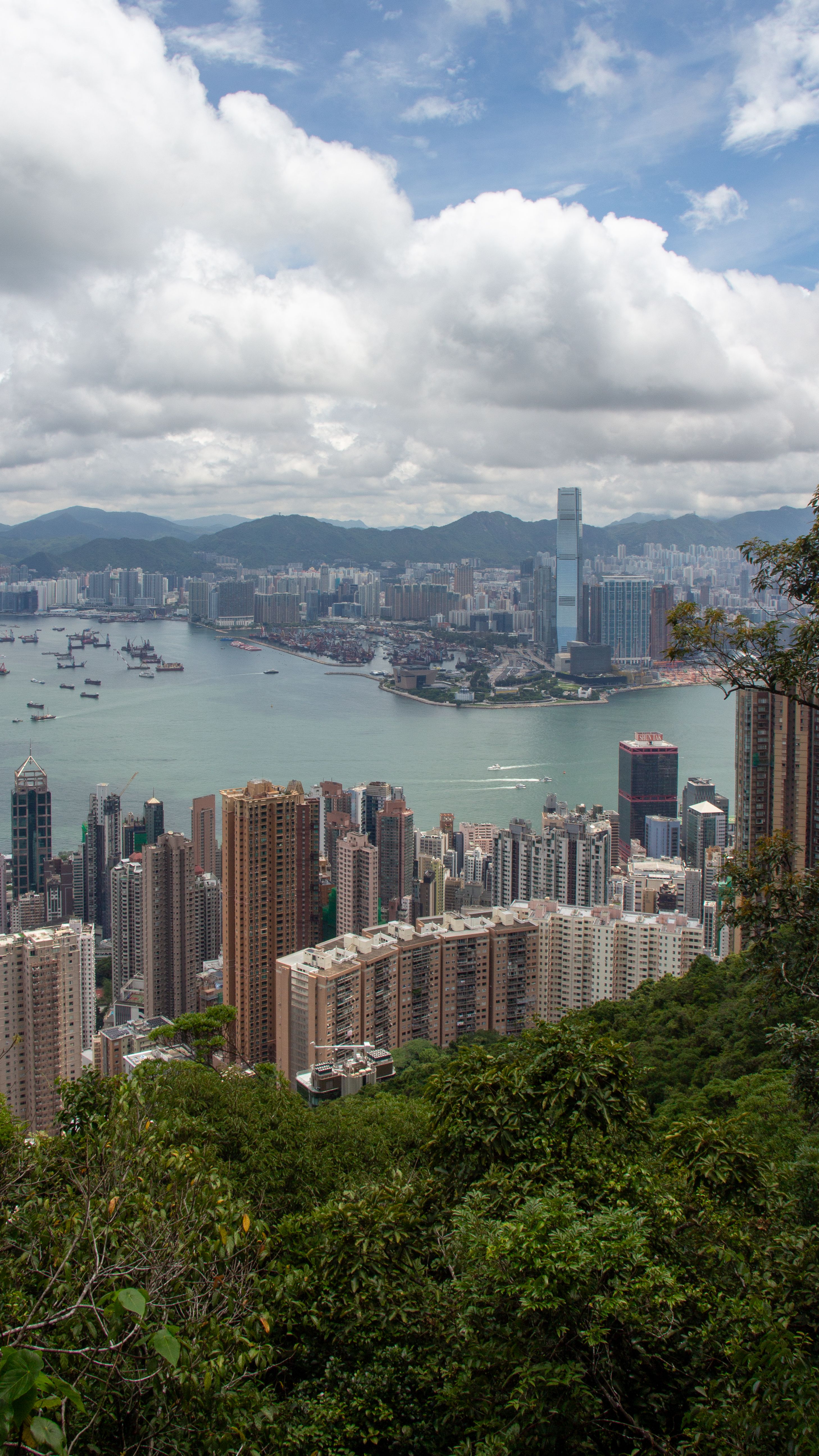 Stunning Aerial View of Hong Kong Skyline · Free Stock Photo
