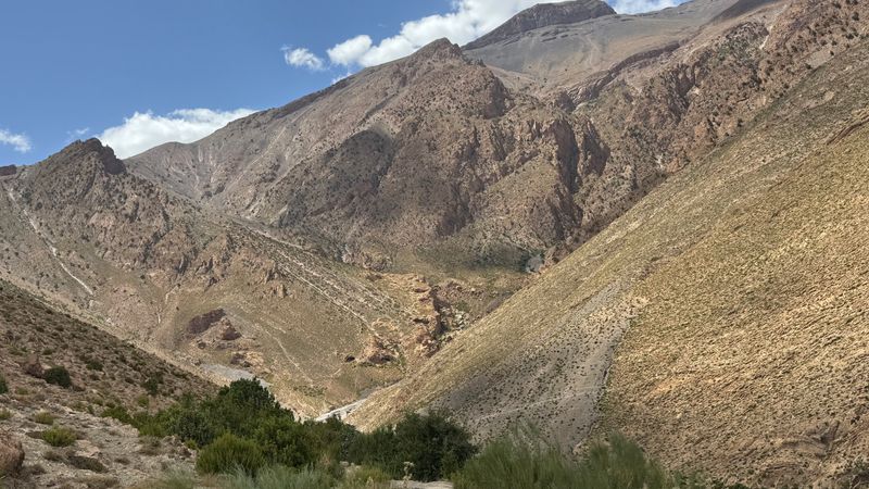 Atlas Mountains hiking trail Morocco