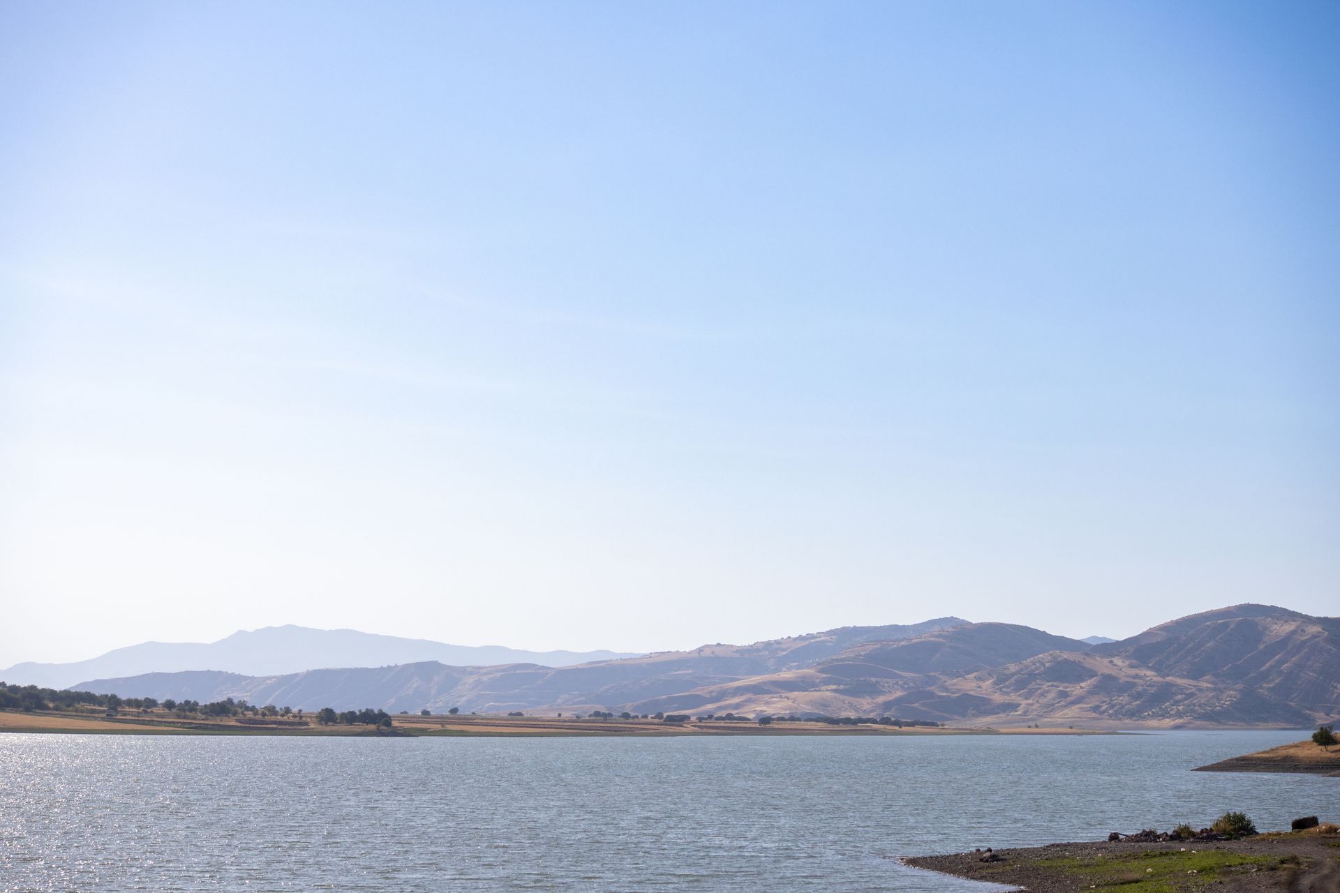 Anatolia Türkiye lake and mountains landscape calm daylight