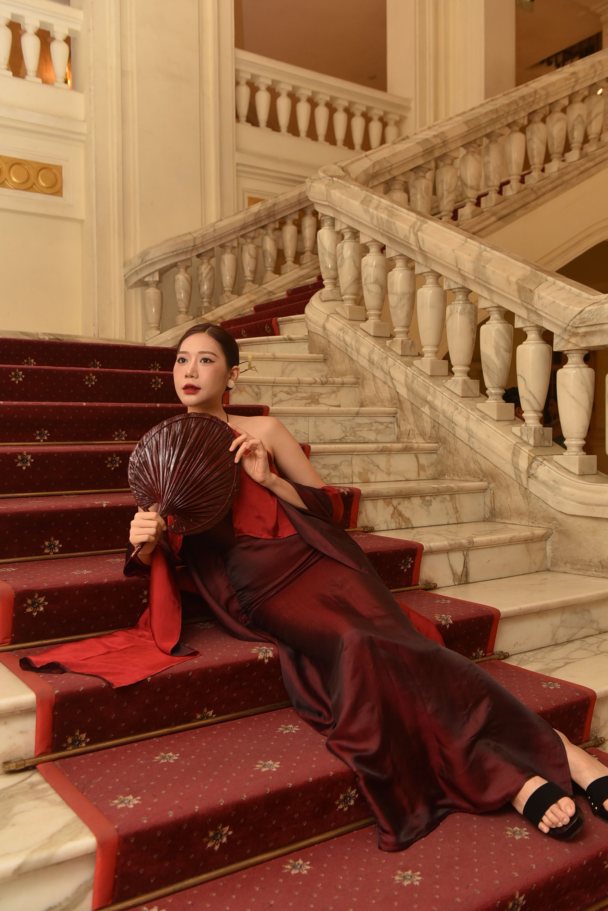 Robe de soirée rouge