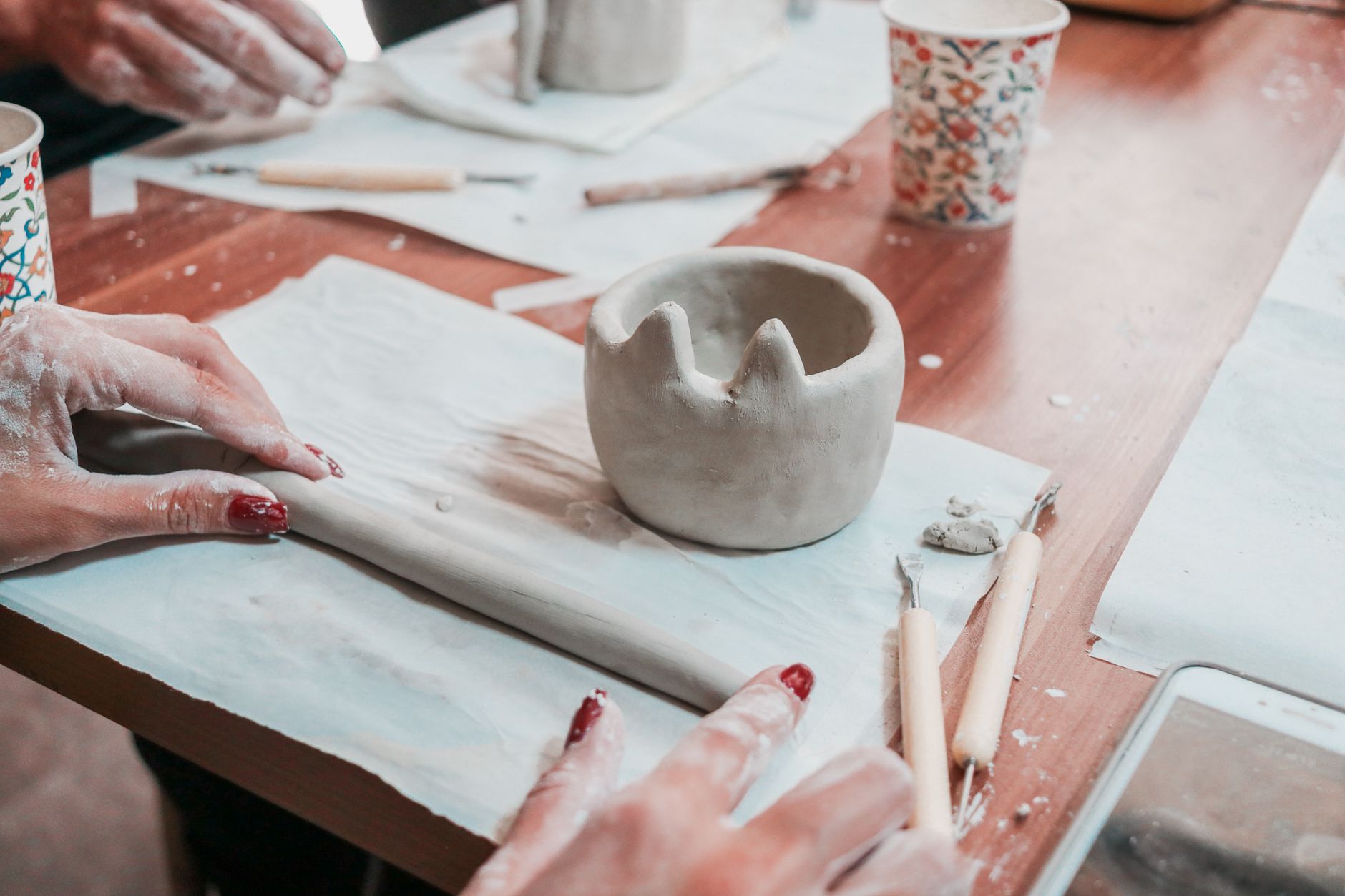 Atelier de poterie enfants