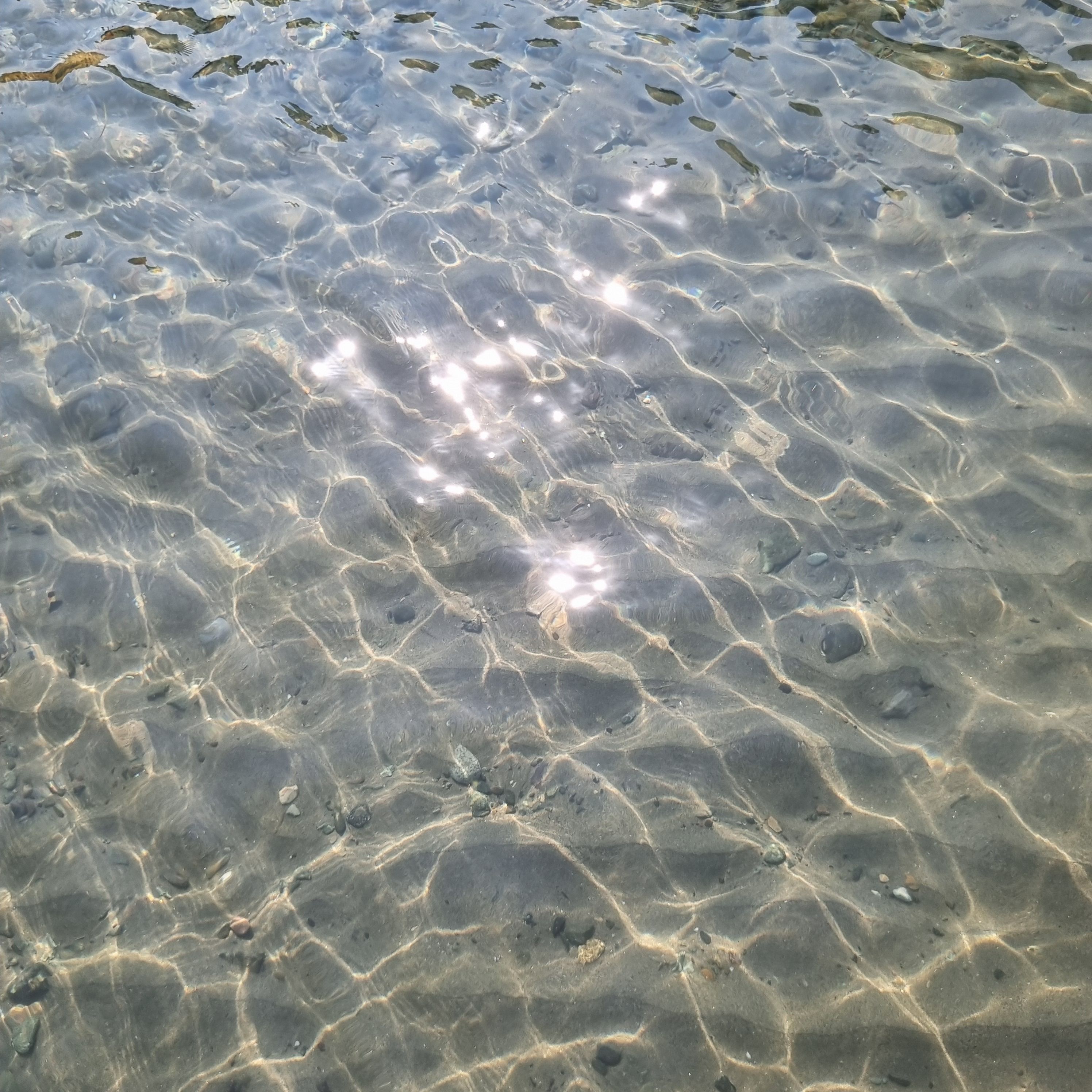 Sunlight Reflecting on Clear Seawater in Türkiye · Free Stock Photo