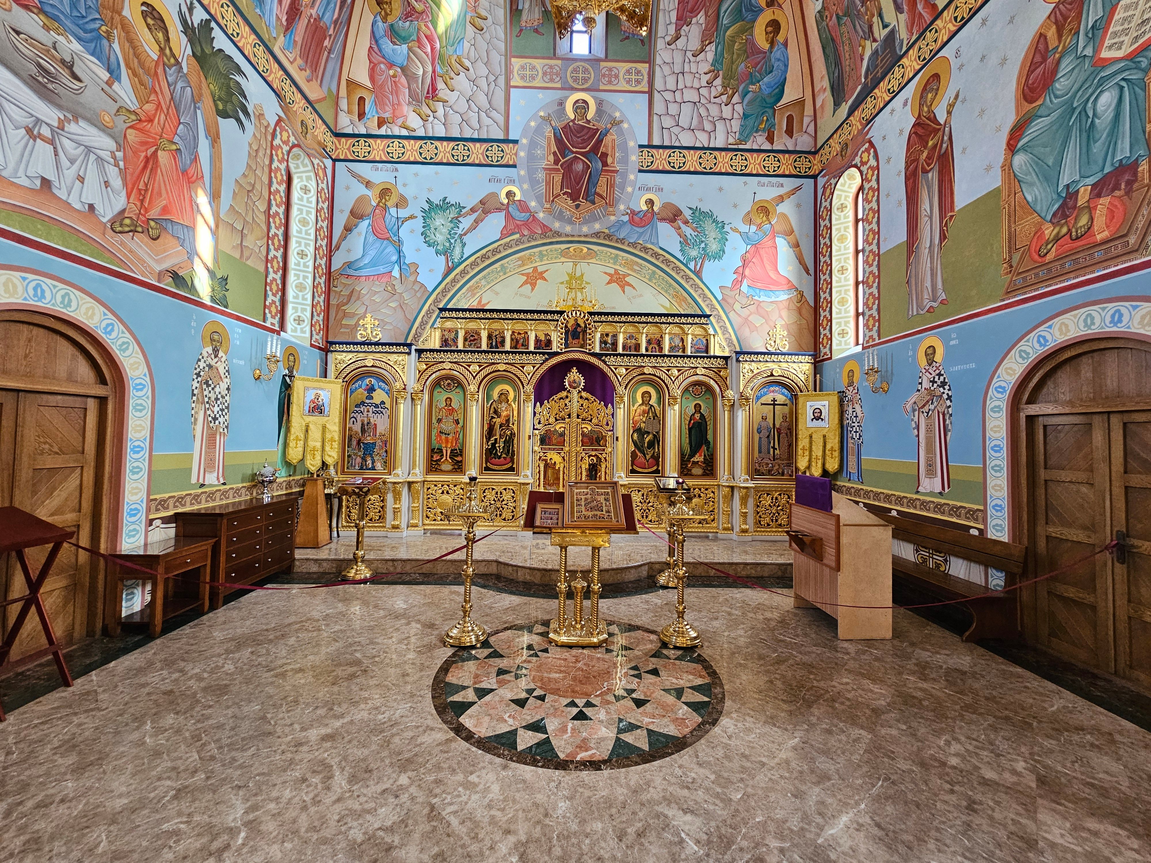 Vibrant Interior of a Traditional Orthodox Church · Free Stock Photo