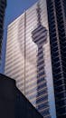 CN Tower Reflection in Toronto Skyline