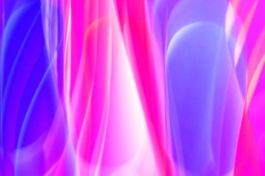 Captivating abstract image of flowing pink and blue light waves, creating a mesmerizing visual effect.
