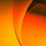 Curved orange paper abstract — Jakub Zerdzicki on Pexels