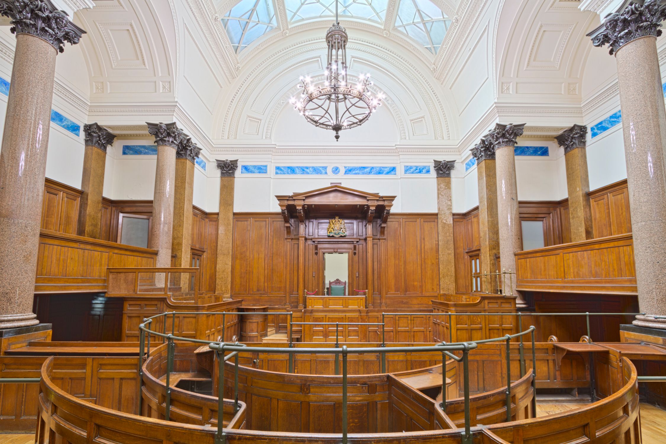George Hall Court Historic Courtroom in St George's Hall, Liverpool · Free Stock Photo