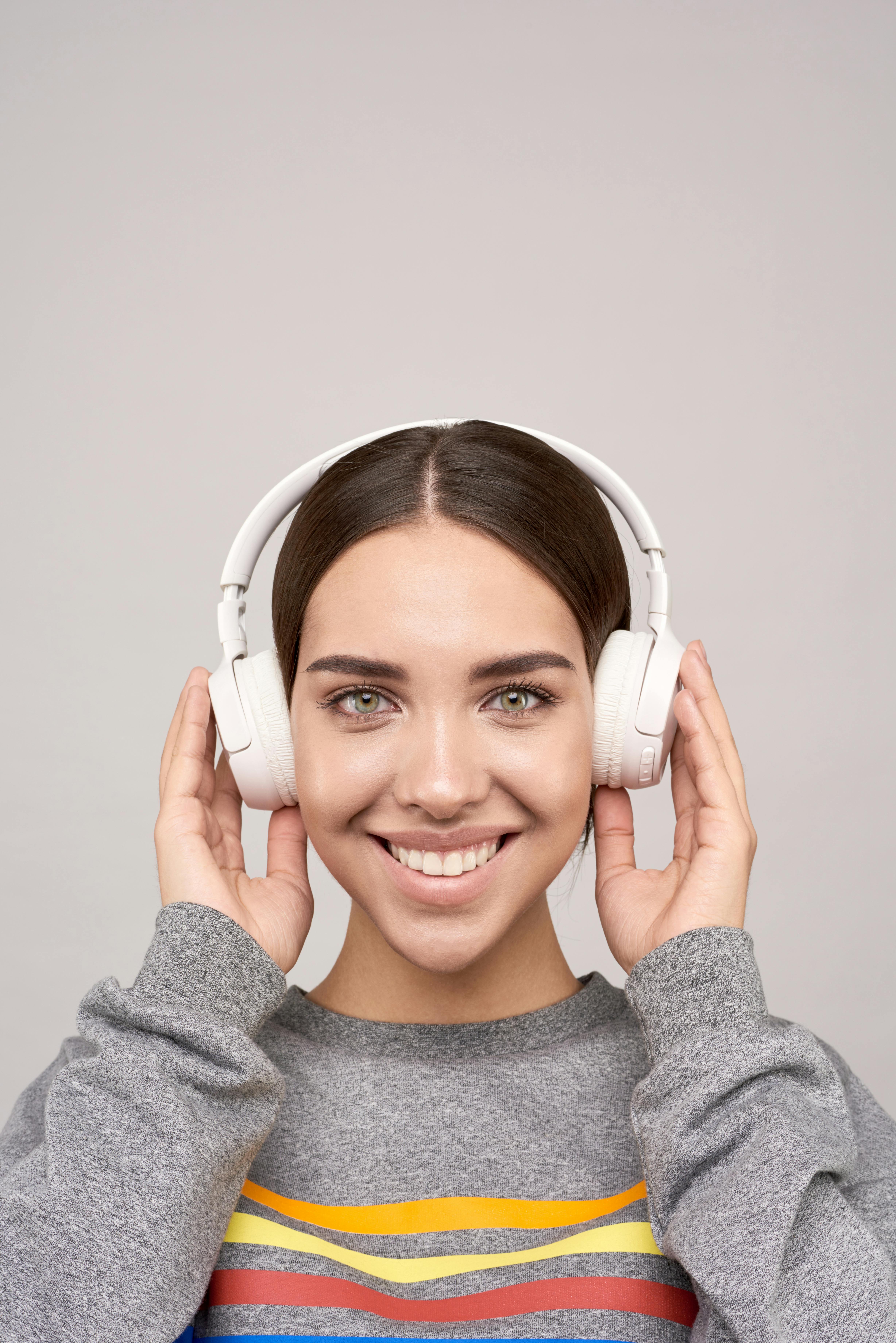 Woman With Headphones · Free Stock Photo