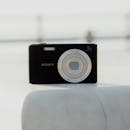 Black Digital Camera with Optical Zoom Lens