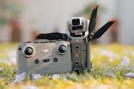 DJI Drone with Controller on Grass in Lusaka