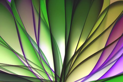 Free Abstract image featuring dynamic green and purple lines creating a vibrant, modern design. Stock Photo