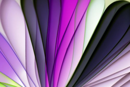 Free Vibrant abstract image featuring overlapping purple and pink curves, creating a dynamic visual pattern. Stock Photo