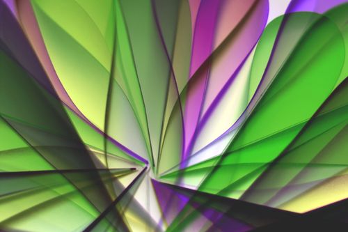 Free Colorful abstract light reflections creating a mesmerizing pattern with green and purple hues. Stock Photo