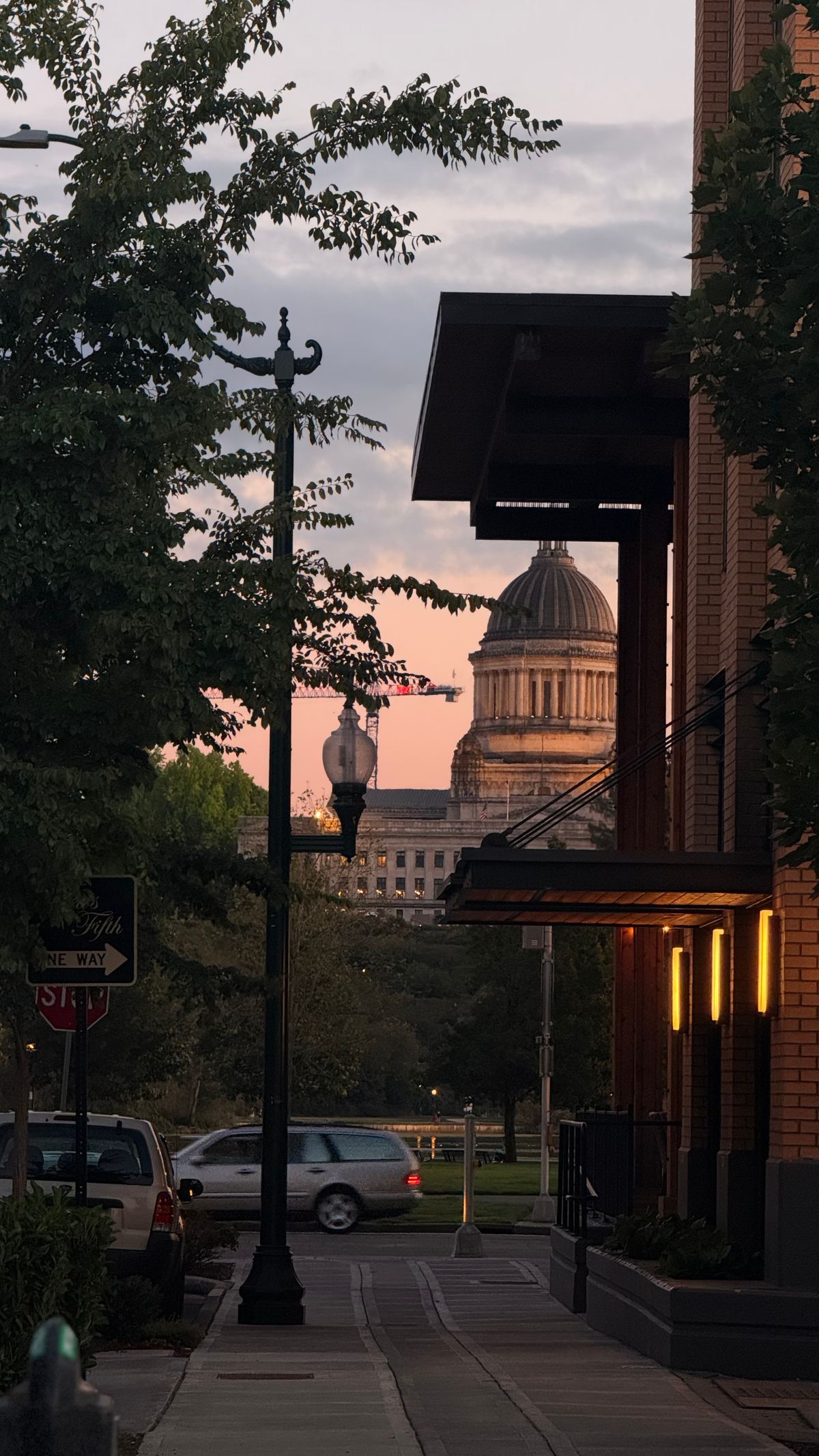 Downtown Olympia skyline representing growth and conversion in a local market