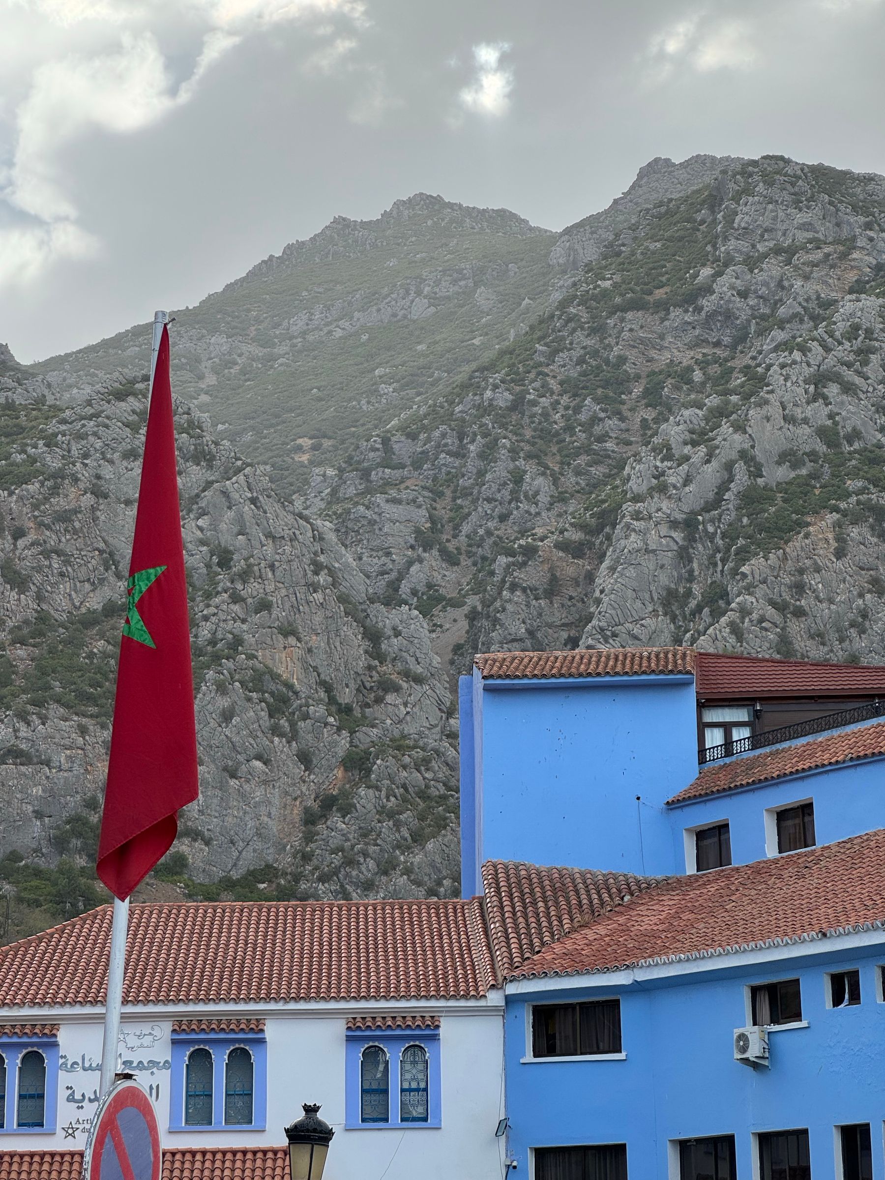 Mountain landscape around Chefchaouen in Morocco’s Rif region
